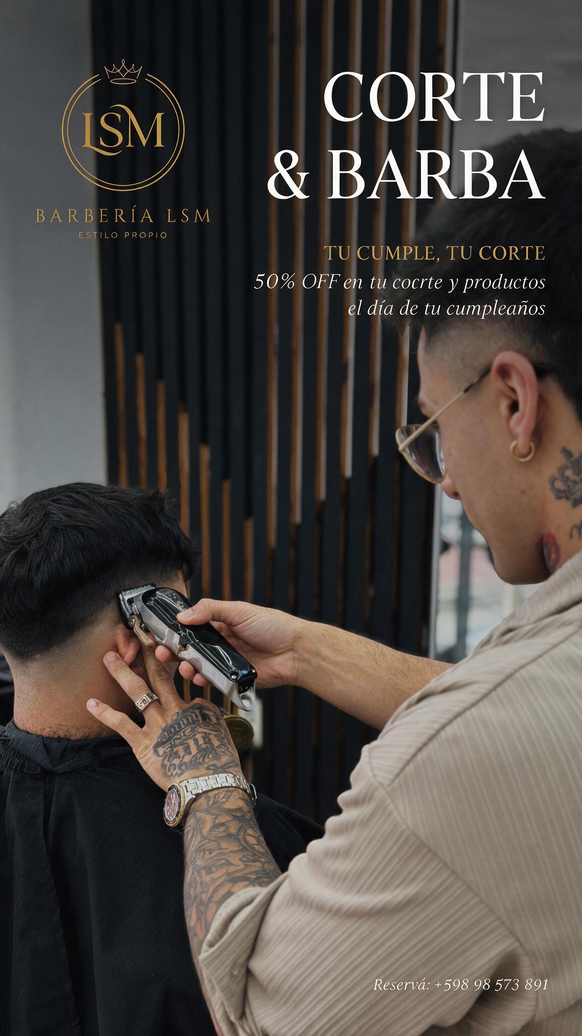 Corte y barba — combo completo $990